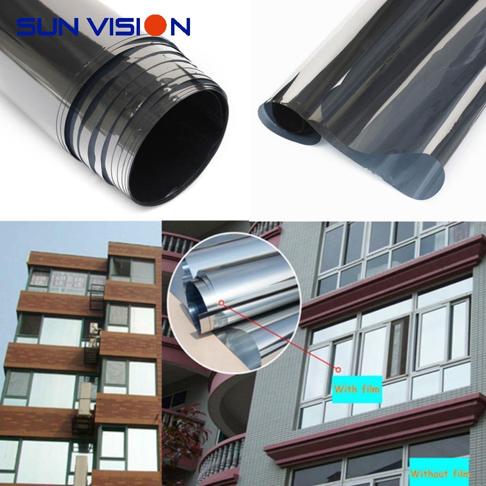 Good Quality Building Window Film Anti-heat One Way Vision Mirror Reflective Privacy Protection Architecture Decorative Film