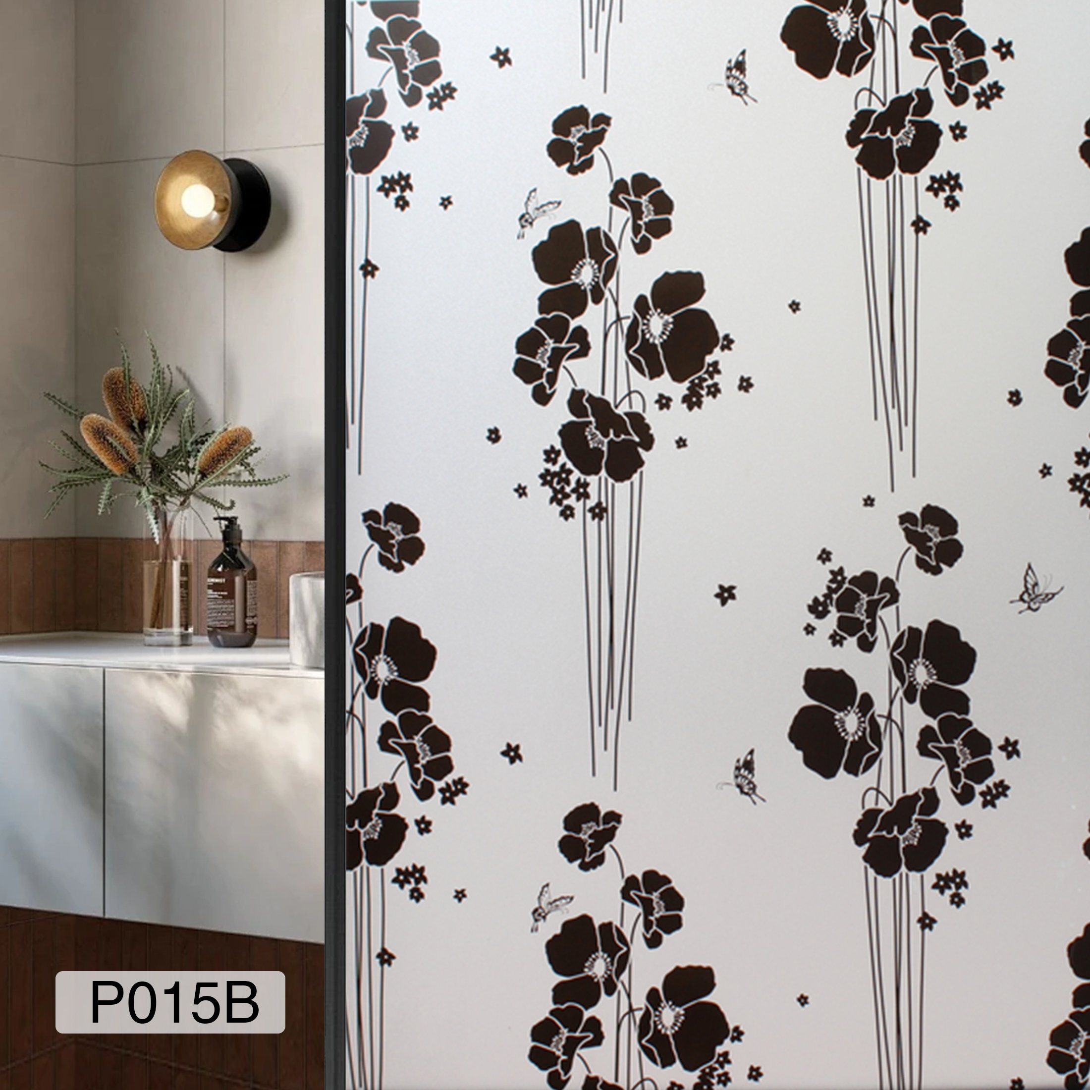 colored decorative stained glass deco film art window film