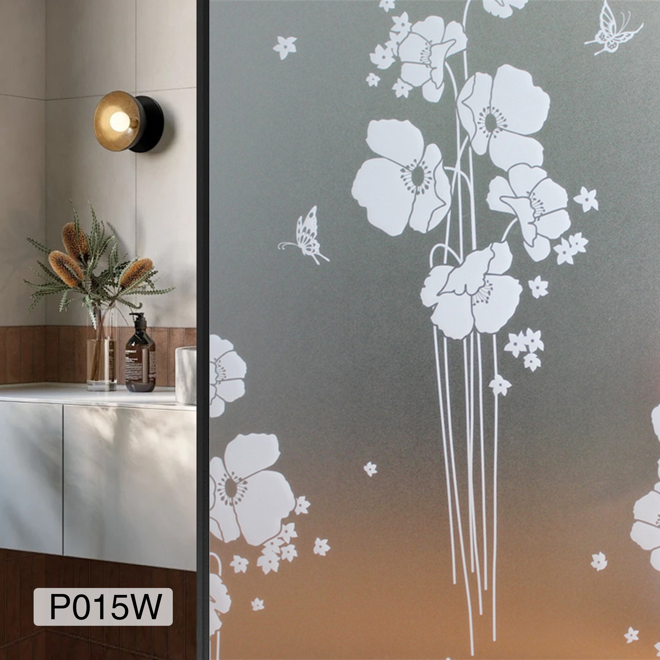 colored decorative stained glass deco film art window film