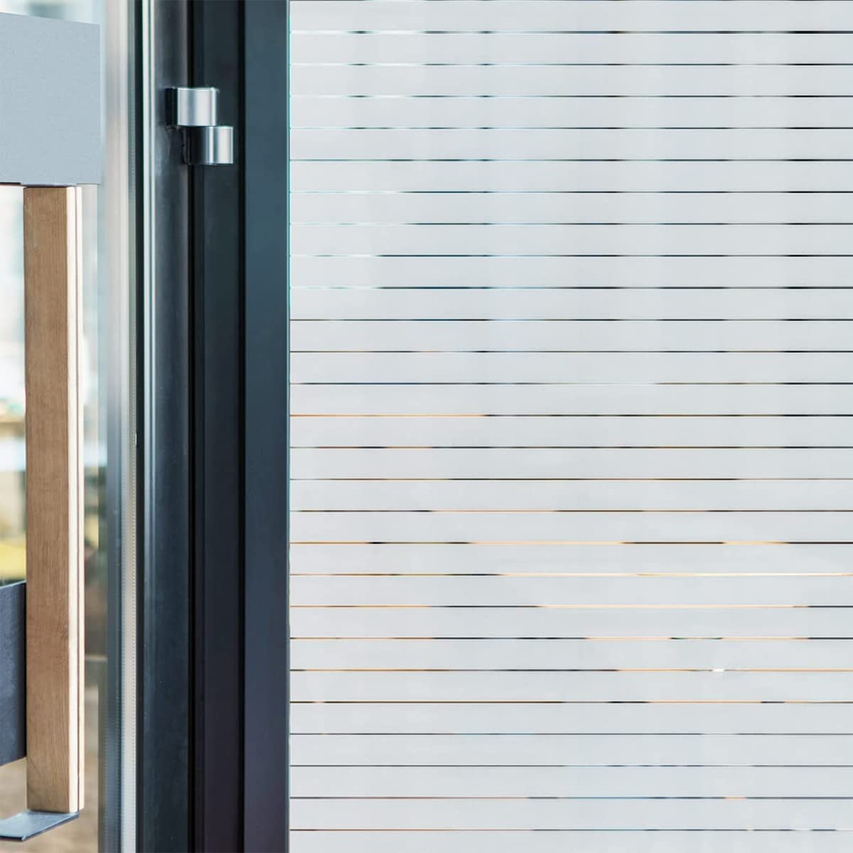 Static cling Window film Line stripe pattern window film frosted glass film privacy protection