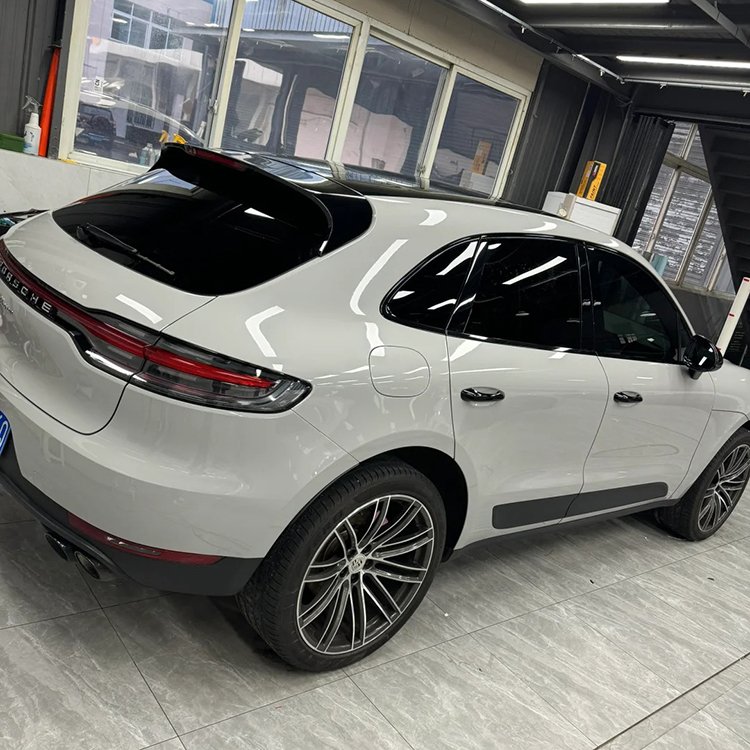 Factory Wholesale Air Release car body decorations vinyl film pet light Asia grey light wrap Film PVC Color Changing Stickers