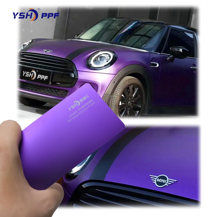 YS color change wrap Supplier UV Resistant PET car film roll uv car decorative film