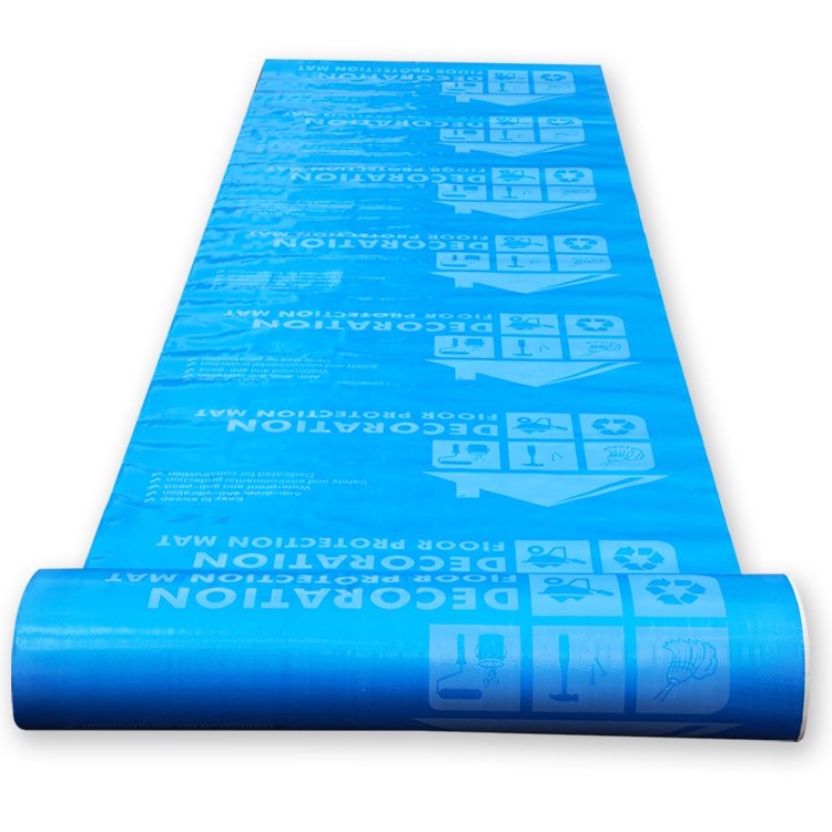 Wear-resistant Construction Site Tile Floor Woven Cloth Protection Mulch Floor Surface Protector