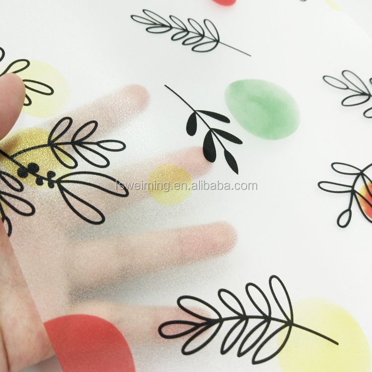Privacy Protective PVC Glass Decorative Film For Home