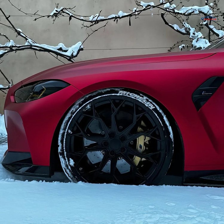 Hot Selling PET Liner Super Matte Chrome Oxide Romance Red Car Wrapping Vinyl Film Bubble Free Installation Roll Fashion Sticker