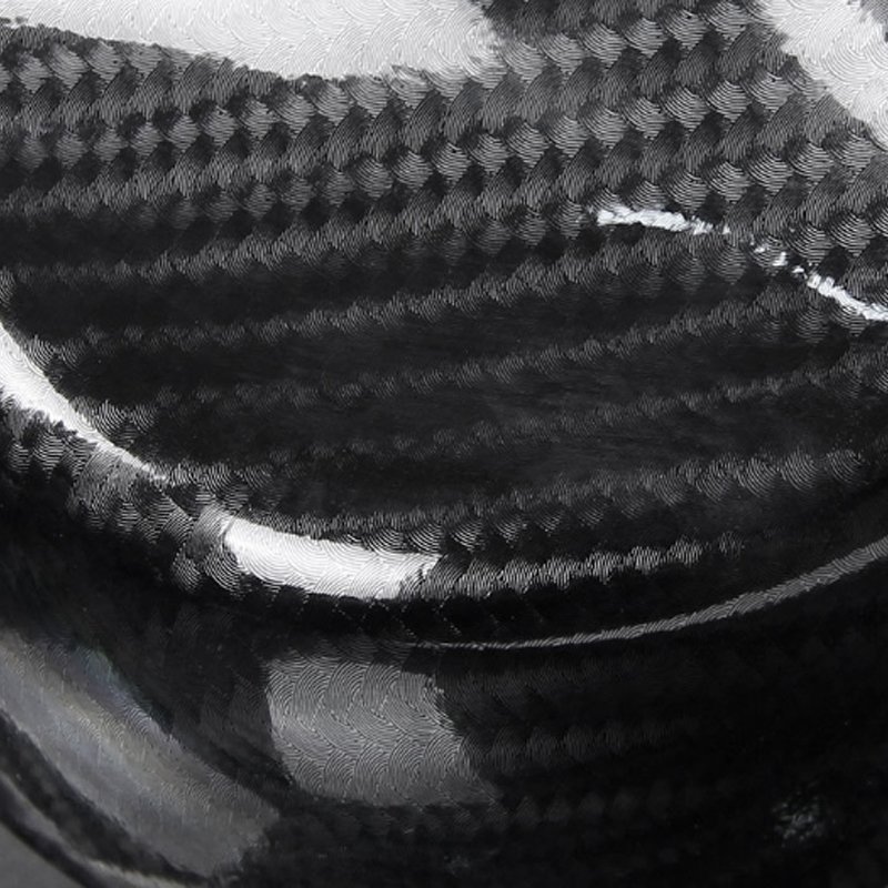 1.52x15M Wholesale Factory Price High Gloss Black Carbon Fiber Texture Vinyl Film Car Body Wrapping Sticker