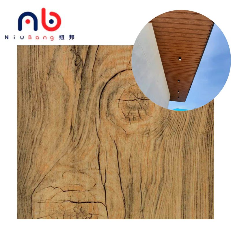 Factory Direct Sale of Woodgrain Decorative PVC Film for Coating PVC Panels and Cornices