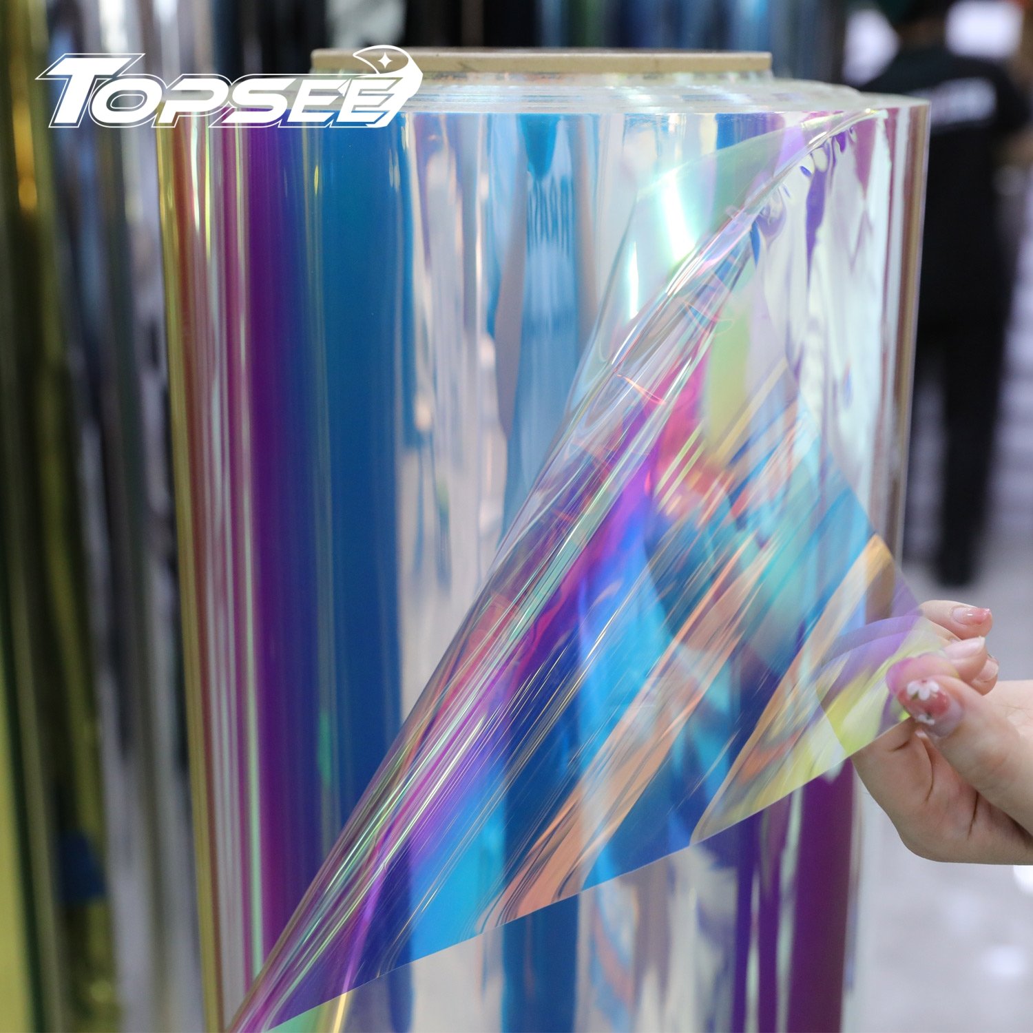 Chameleon window film Glass Rainbow Color Decorative Film Office Indoor Building Color Changing Car Film with Free Air Bubble