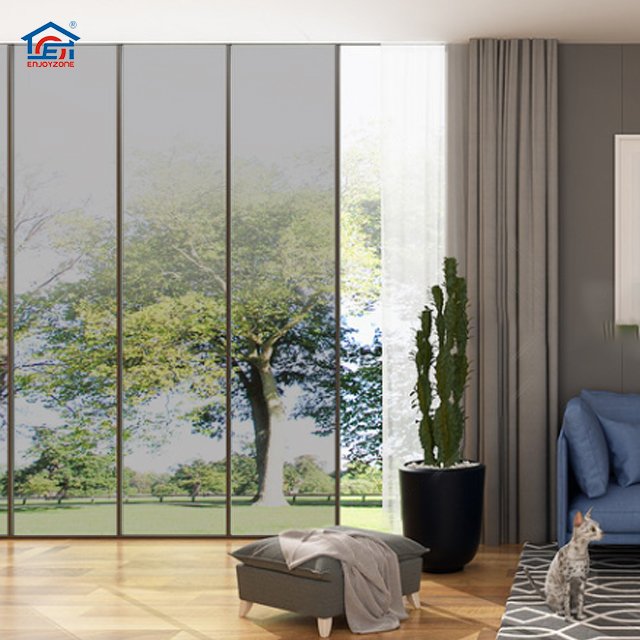 Colorful effect glass wall decorative film building glass tinted films photochromic window film