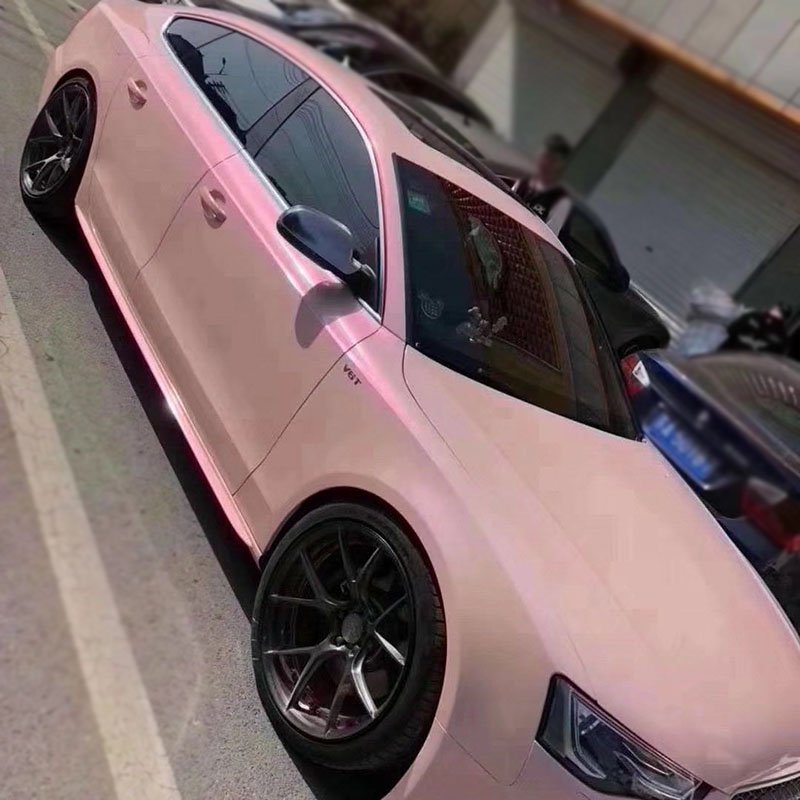 WRAPMASTER 1.52*18metre pink PET gloss twin candy pink car vinyl wrap stickers
