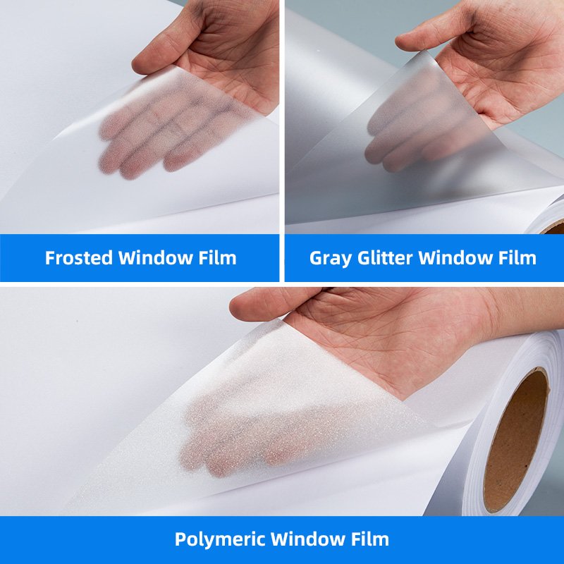 Self Adhesive Reflective Vinyl Window Tint Film Frosted Glass Sticker Glass Decoration Film Window Glass Film