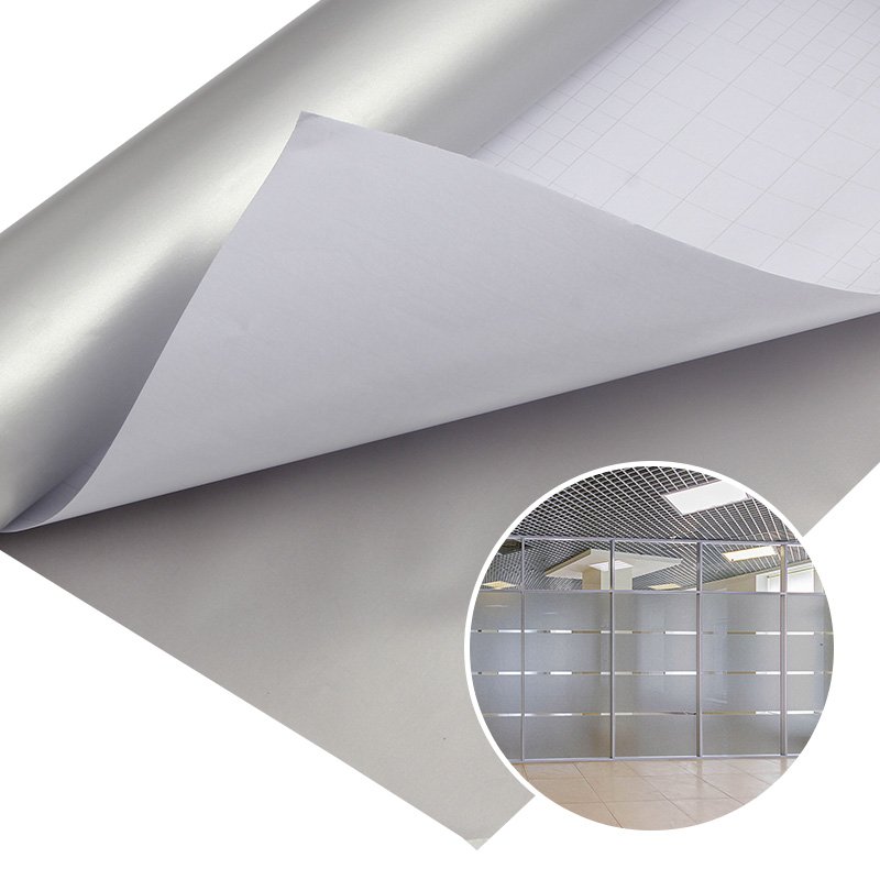 Self Adhesive Reflective Vinyl Window Tint Film Frosted Glass Sticker Glass Decoration Film Window Glass Film