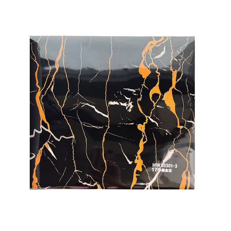 New waterproof marble Design PVC Decor Plastic Film Lamination Film for Wallpapers or PVC panel