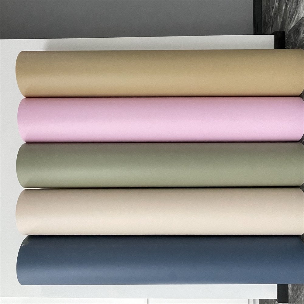 Home bedroom living room eggshell texture modern explosion-proof protective decoration furniture petg films for mdf lamination