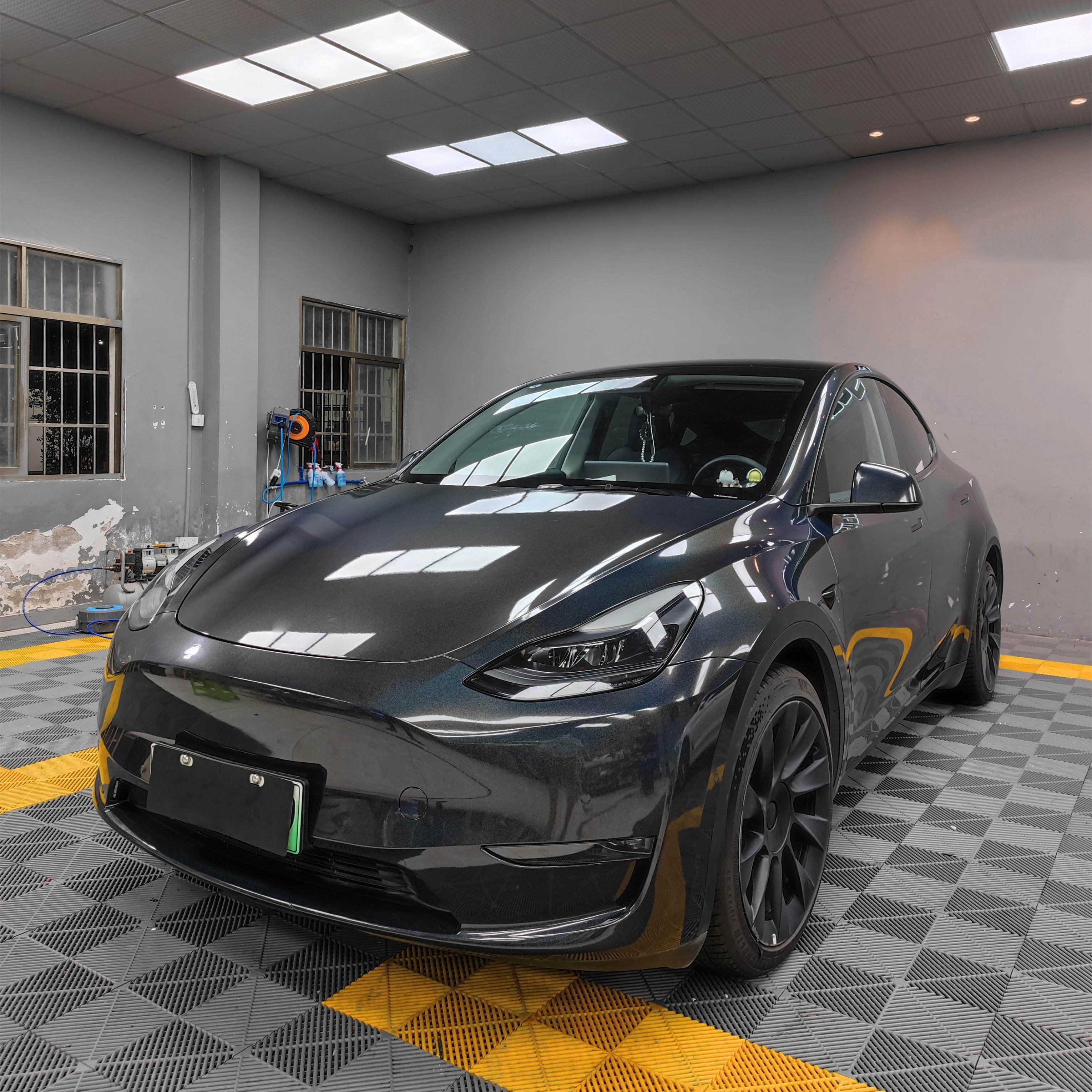High Quality PET PVC vinyl color film roll super gloss silver self-healing automotive car body film Auto Covering Film