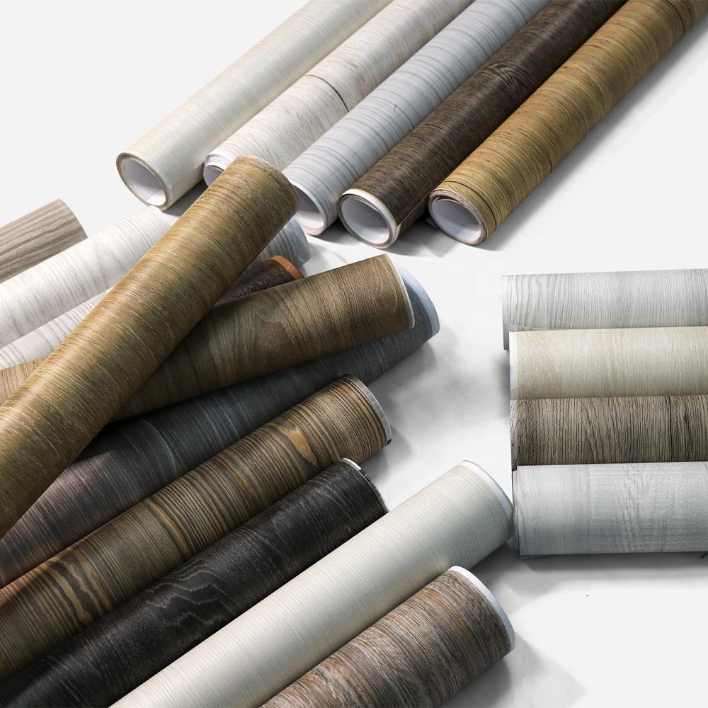 Manufacturer Wholesale PVC Membrane Foil Waterproof Surface Decorative Film Scratch Resistance Strong Toughness For Door