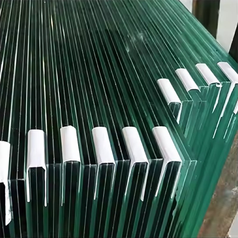 Smart safety decorative temper lamin glass tempered laminated safety glass milky white laminated glass