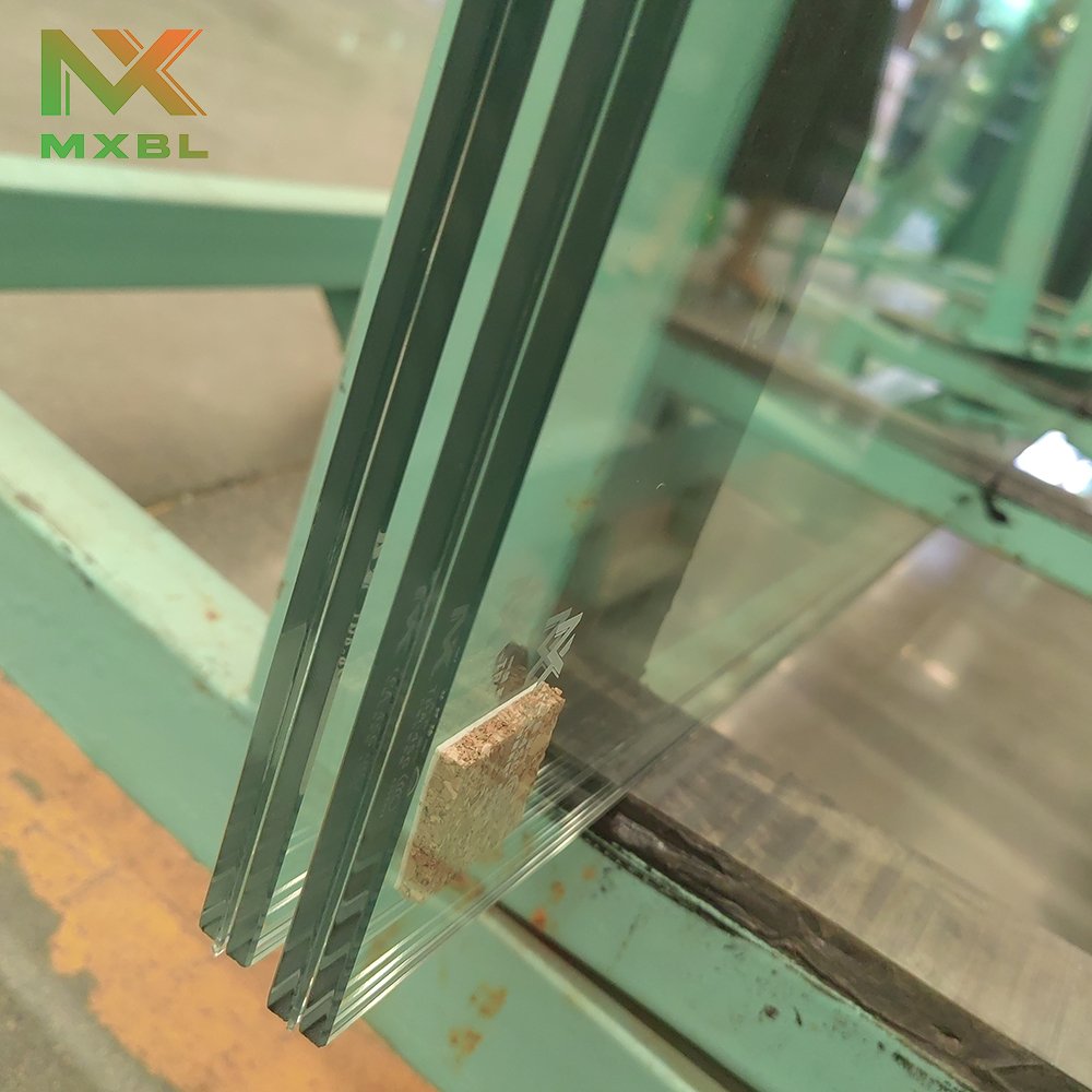 Smart safety decorative temper lamin glass tempered laminated safety glass milky white laminated glass