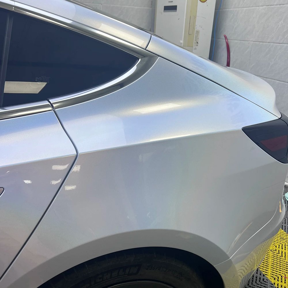 1.52*17m PET Self Healing Diamond Laser White Car Films High Quality Car Wrap Premium Vinyl Wrap Car Wrapping Film
