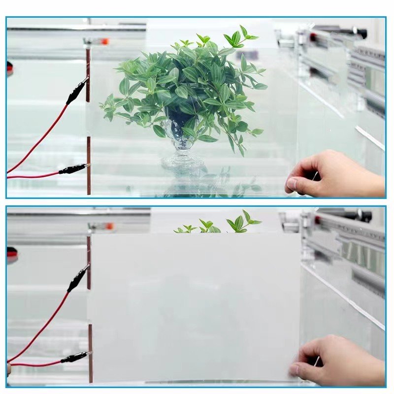 Smart office partitions smart glass prices pdlc film switchable glass pdlc office partition switchable glass wall