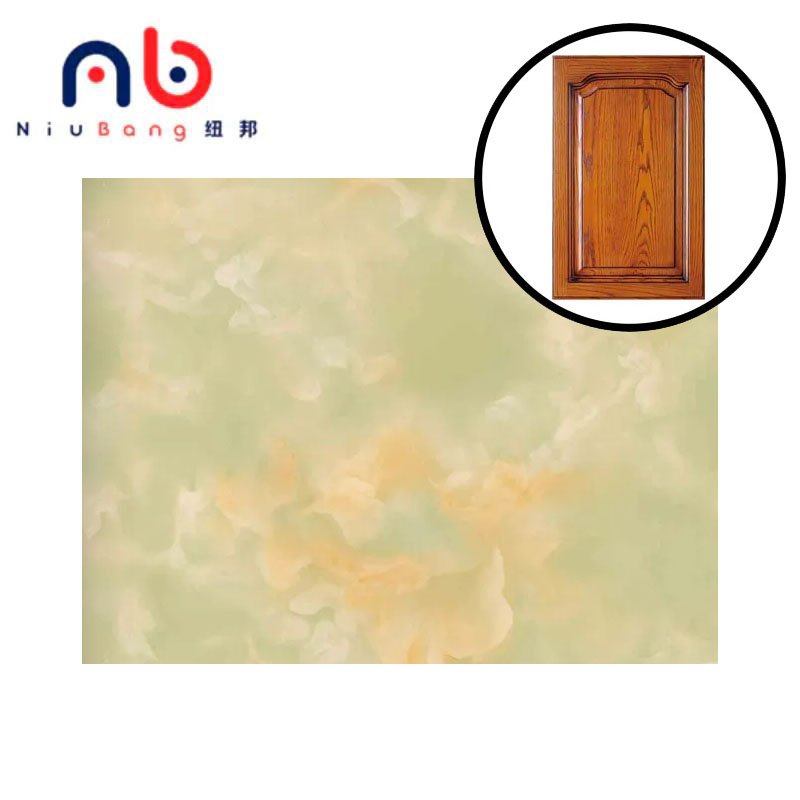 Large Wood Grain Design PVC Sheet For Vacuum Membrane Press For Furniture Decor PVC Decorative Film Roll