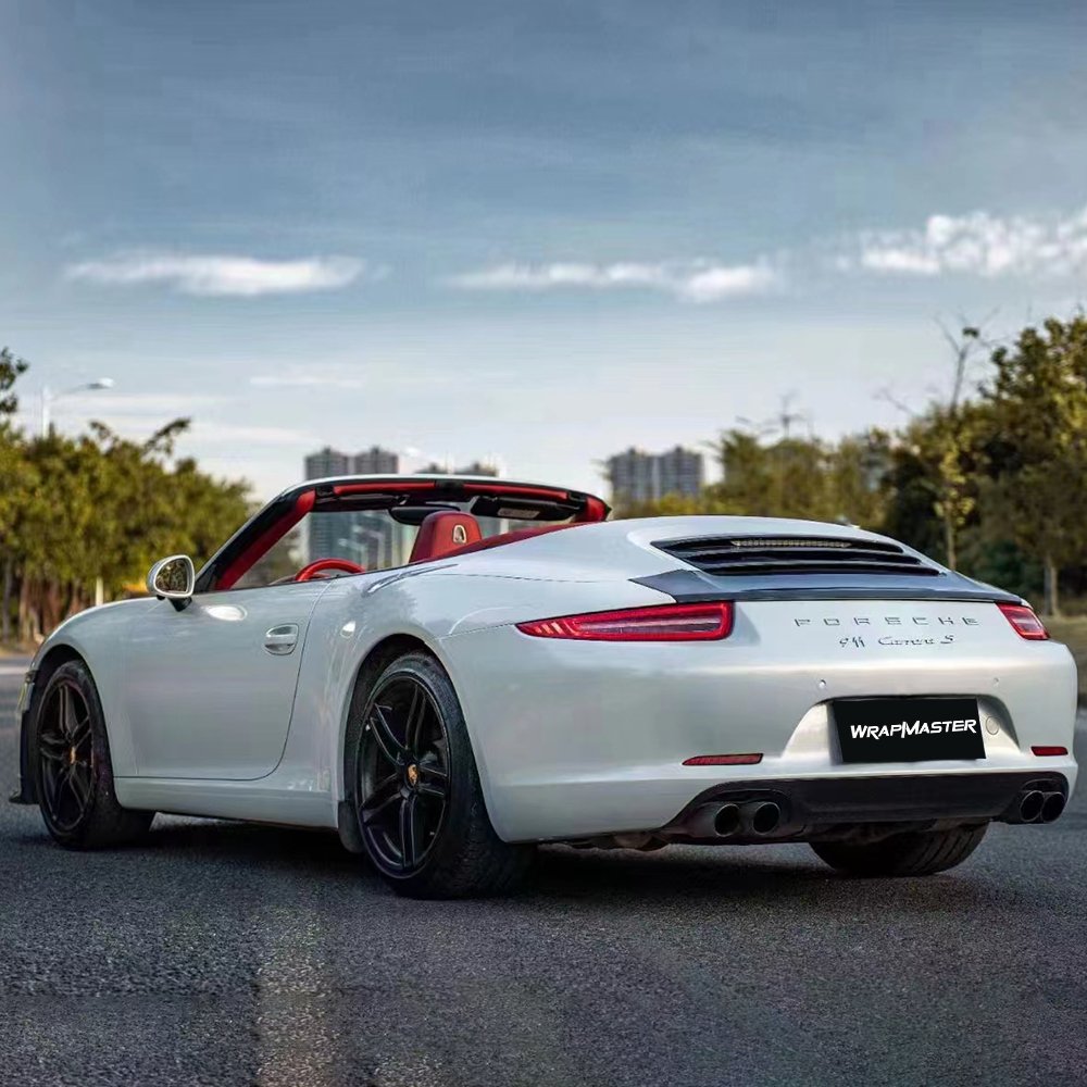 WRAPMASTER PET Martin Silver Grey Vehicle Wraps Car wrapping film