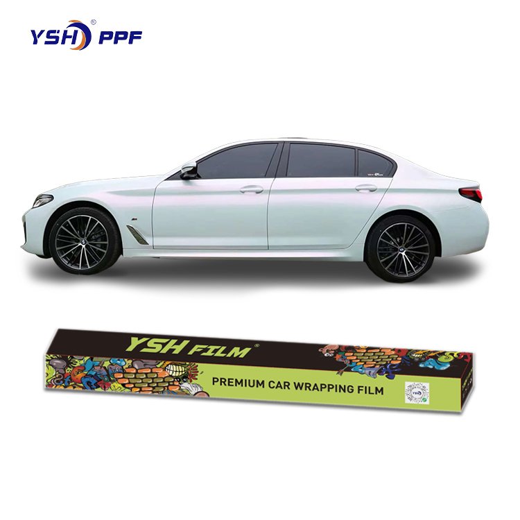 YSH PPF PET film colored ppf no dyed free release anti scratch uv wrap vinyl tint car decorative film