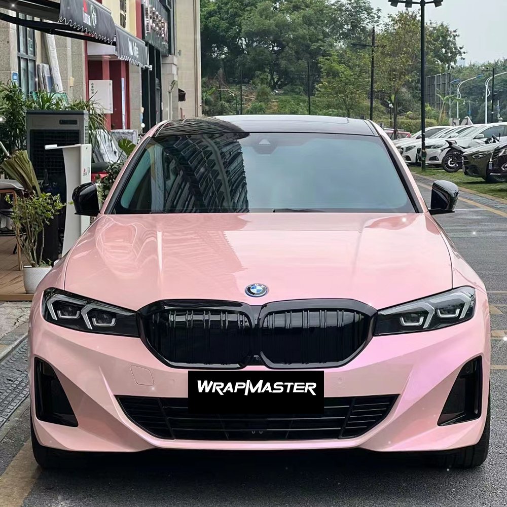 WRAPMASTER Self Healing Glossy metallic Magic Pink Purple PET Liner self healing PPF Paint Protect Film vehicle wrap