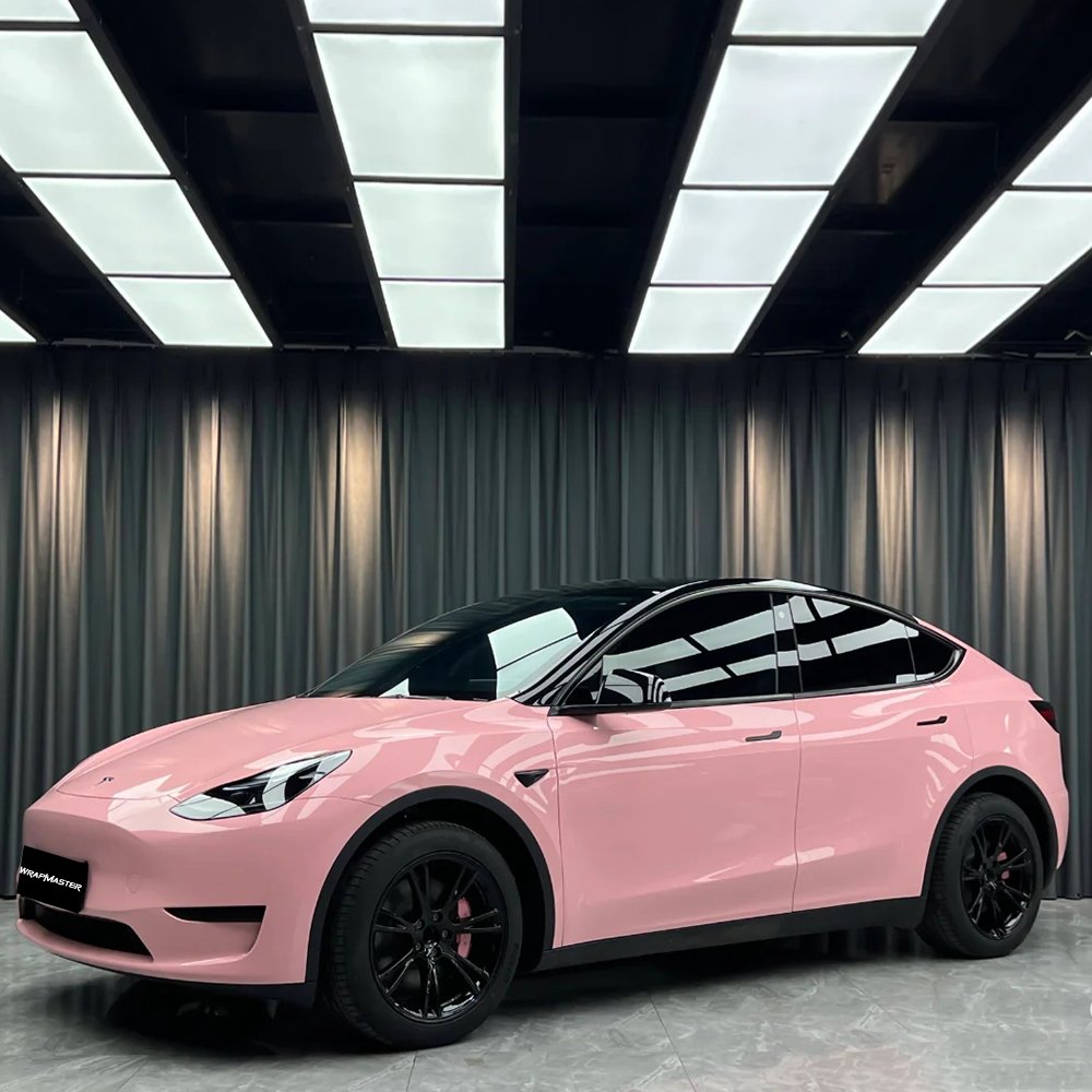 WRAPMASTER Self Healing Glossy metallic Magic Pink Purple PET Liner self healing PPF Paint Protect Film vehicle wrap