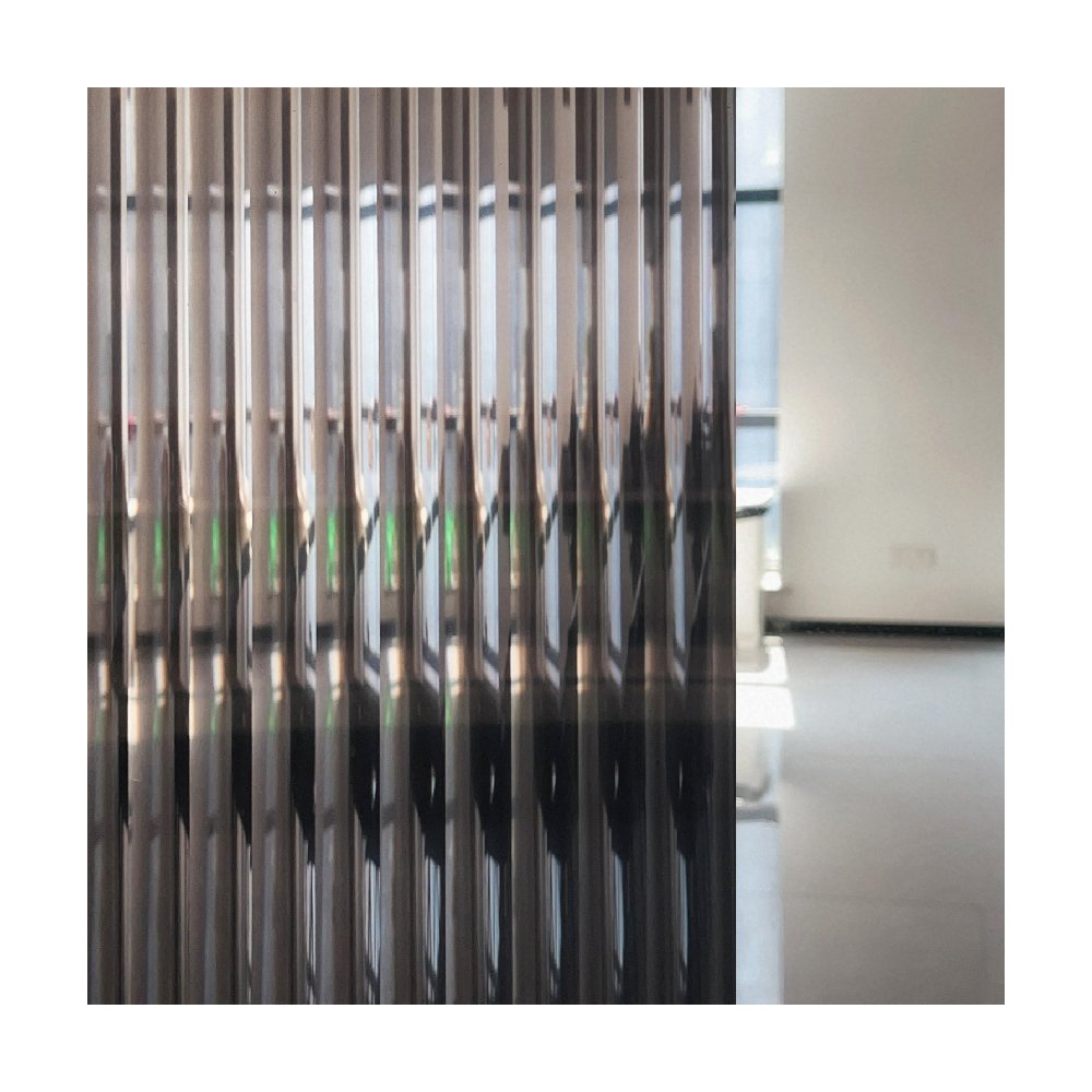 Reeded Glass decorative film Privacy self adhesive Window Films for Shower Room