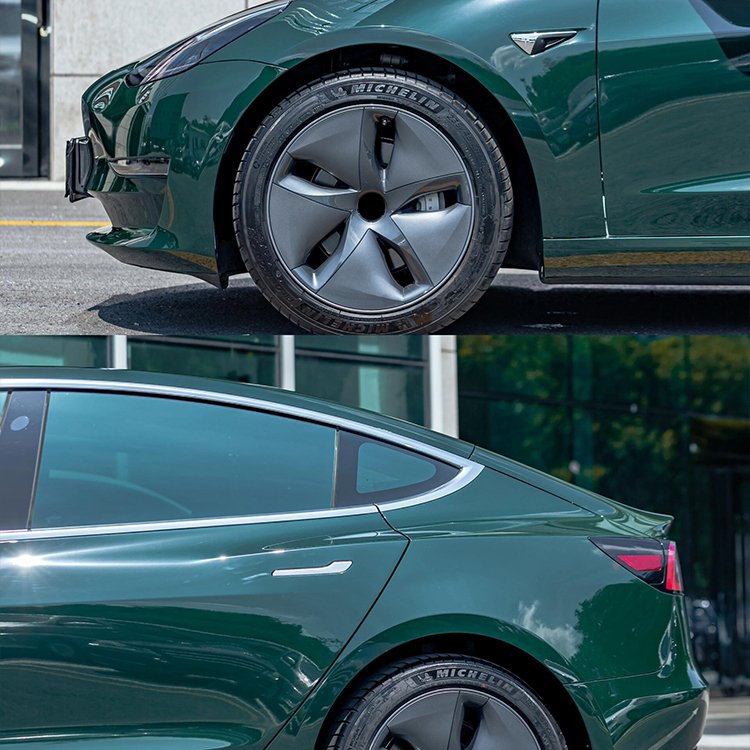 Glossy Crystal Viridis Deepest green Car Wrap Vinyl Car Body Stickers Film Color Change For Vehicle Car Wrapping