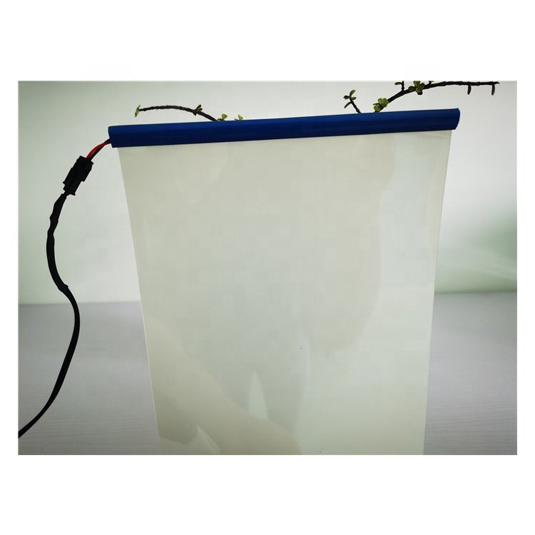 Self Adhesive Electronic PDLC Smart Glass Window Film Manufacture Custom Size Switchable PDLC Smart Film
