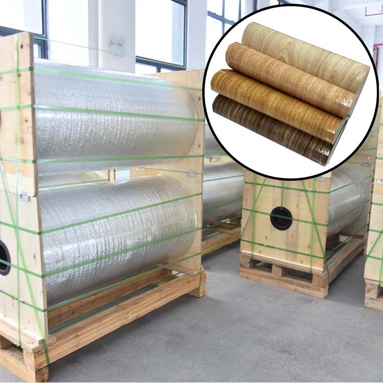 New Color Super Matt Wooden Texture Door Lamination Film Laminating PETG Wood Grain Furniture Decorative Film Roll PETG Foil