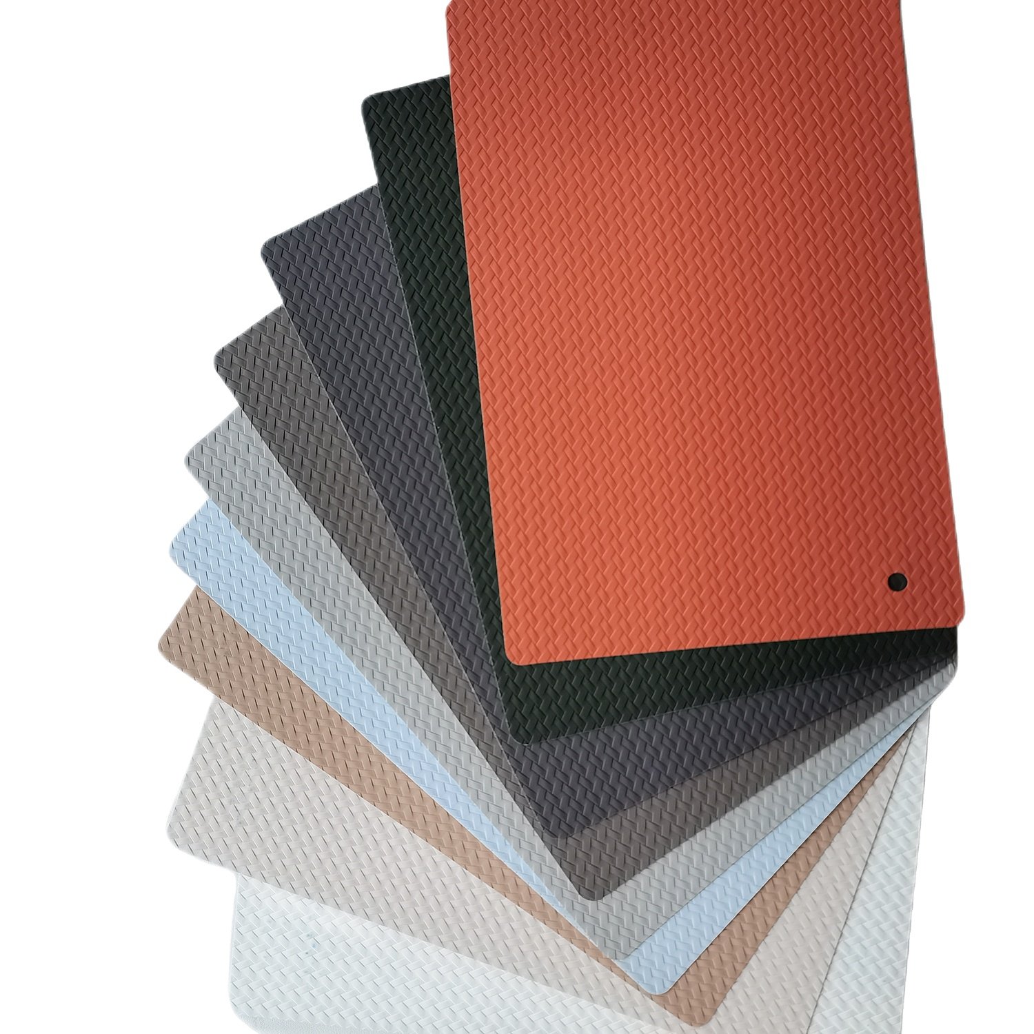 Moisture Proof Soft Touch PVC Lamination Film Embossed Solid Color PVC Decorative Film For Furniture Surface