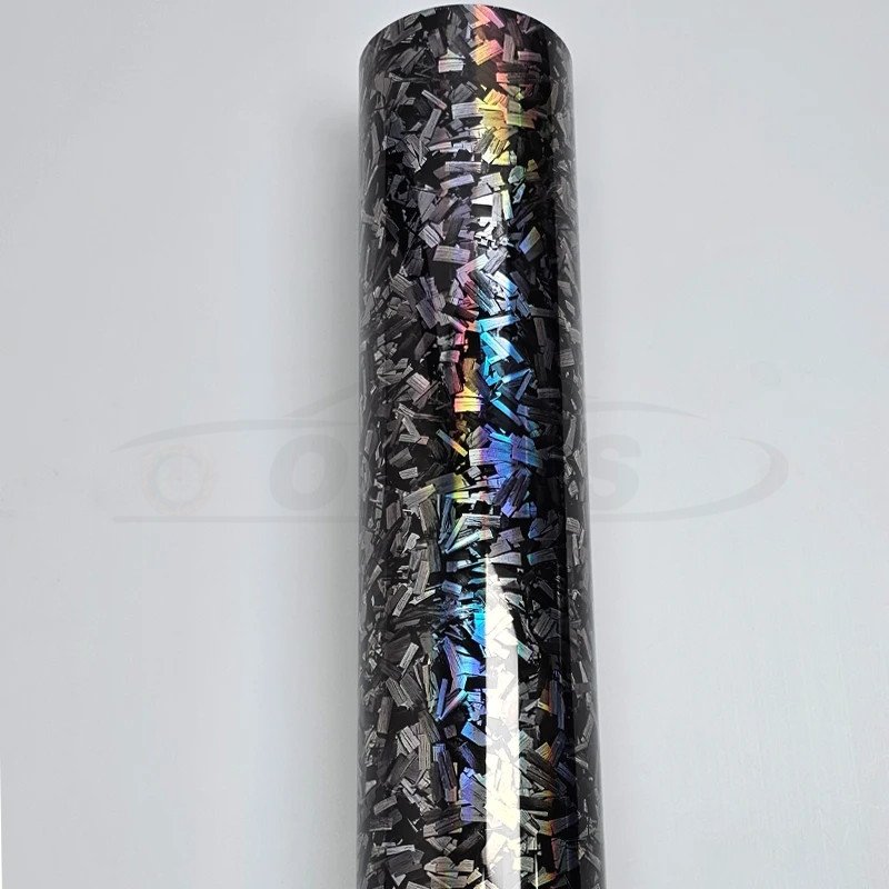 Premium Gloss Laser Carbon Car Decoration Film Auto Vinyl Wrap Matte Forged Carbon Vinyl