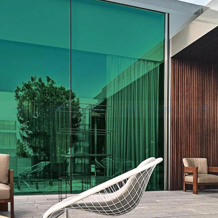 HEY FILM Self-Adhesive PET Building Film Self-Healing One Way Privacy Protection House Windows Decorative Film