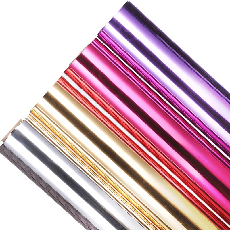 Modern Self-Adhesive PET Mirror Film Silver Gold Purple Mirrored Decoration Wall Panel Wall Sheet Wood Hotel Decorative