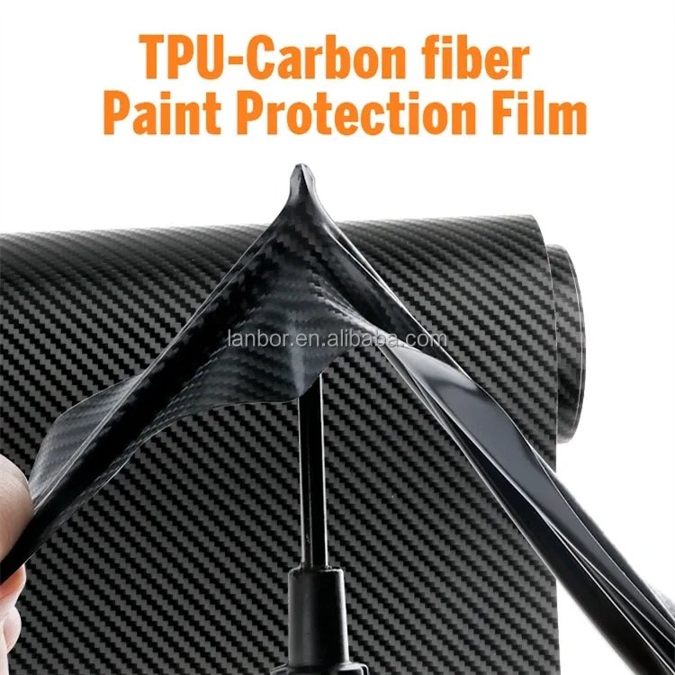 Hot sale 7D 9D Carbon fiber film PET Release Liner Black Gold Carbon Fiber Vinyl for Vehicle Decoration