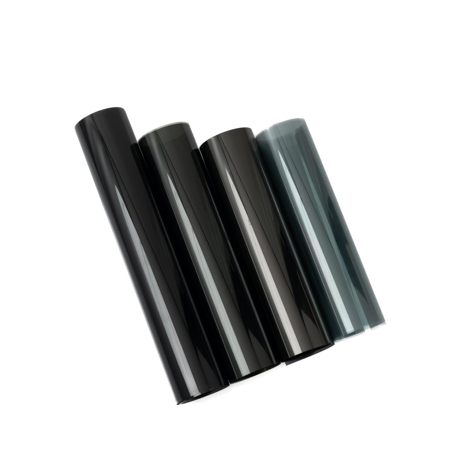 18% VLT Mirror Black High Reflection Self-Adhesive PET Building Film K14 Privacy Protection House Windows Decorative Film