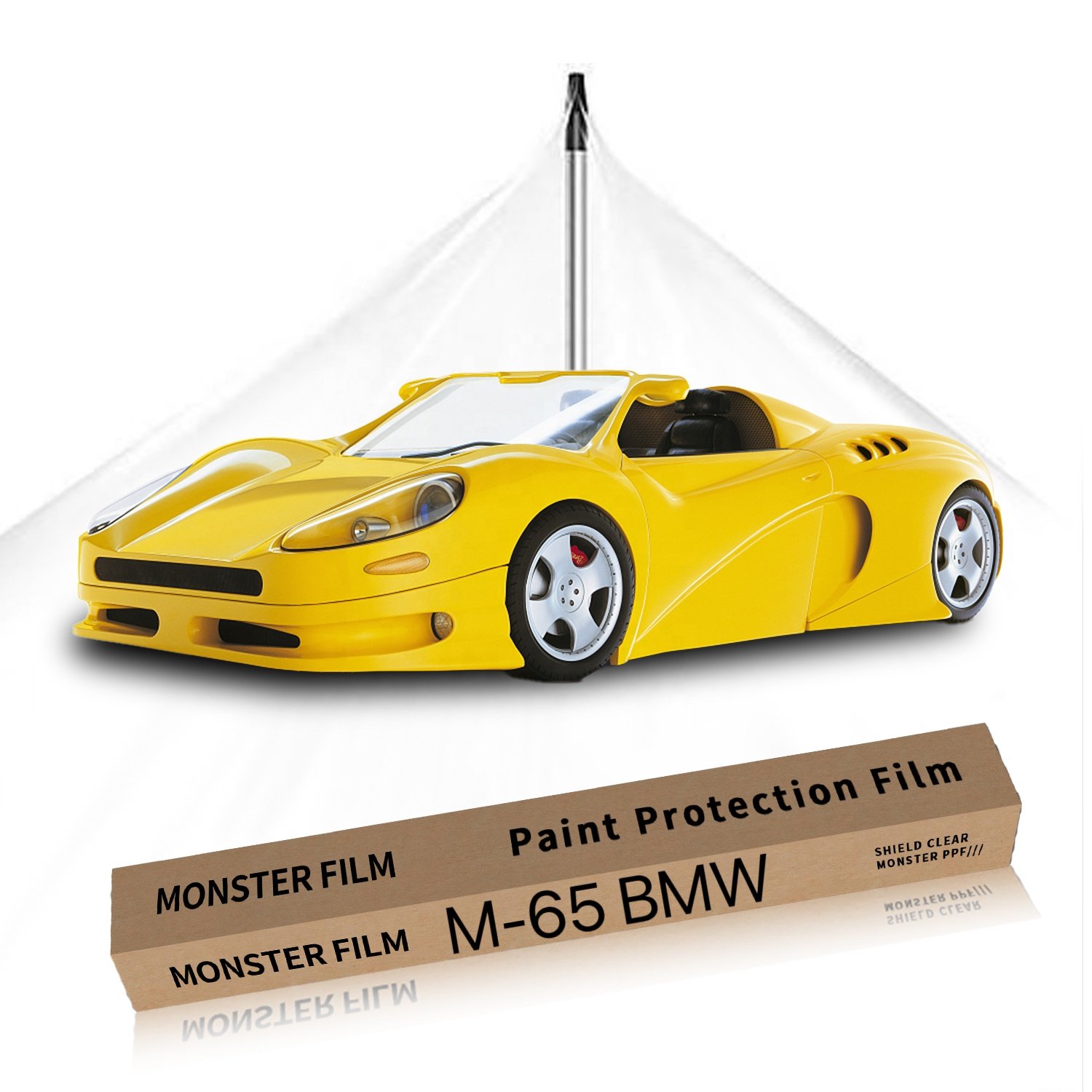 Monster film high gloss self healing sand proof tpu tph 6.5mil 1.52m*15m ppf wrap car ppf car films
