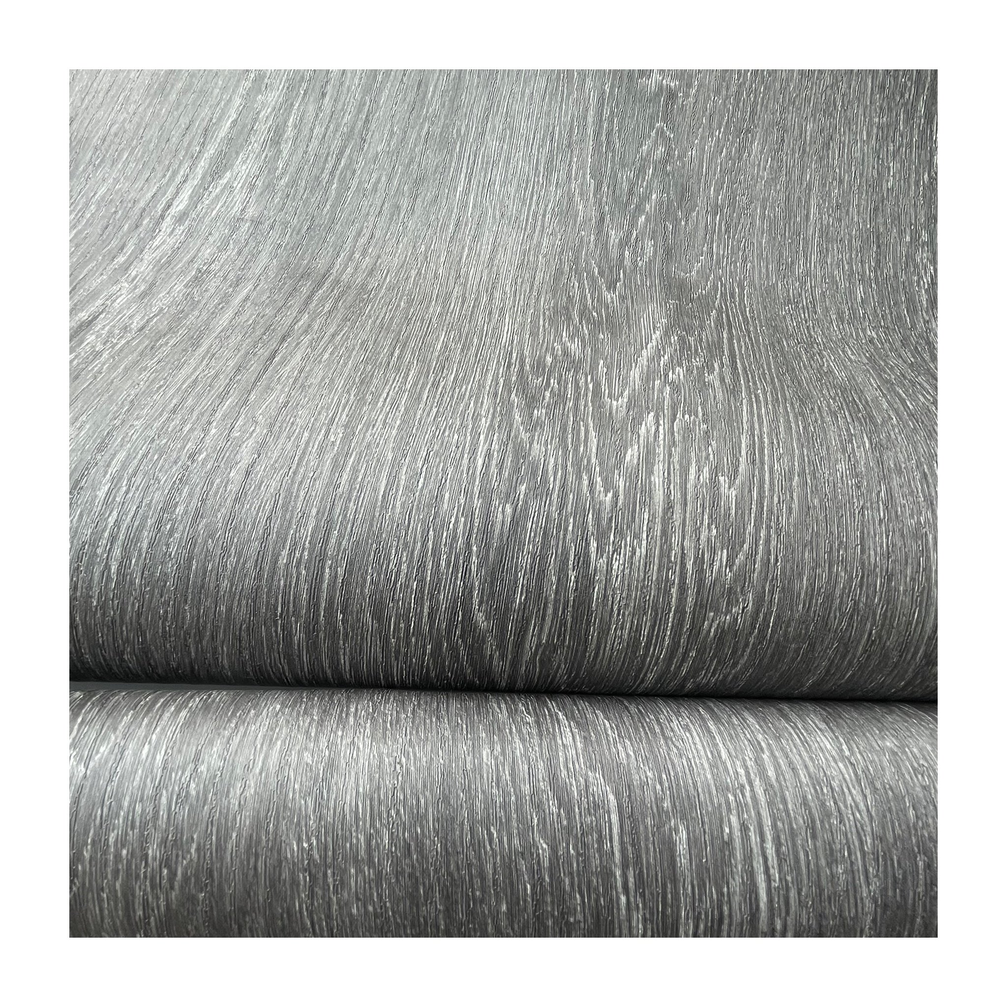 Factory price 0.16 mm high end water based matte oak wooden grain texture decorative pvc film for mdf door