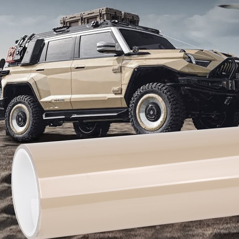 New hot products super glossy desert storm yellow car body film body color change film