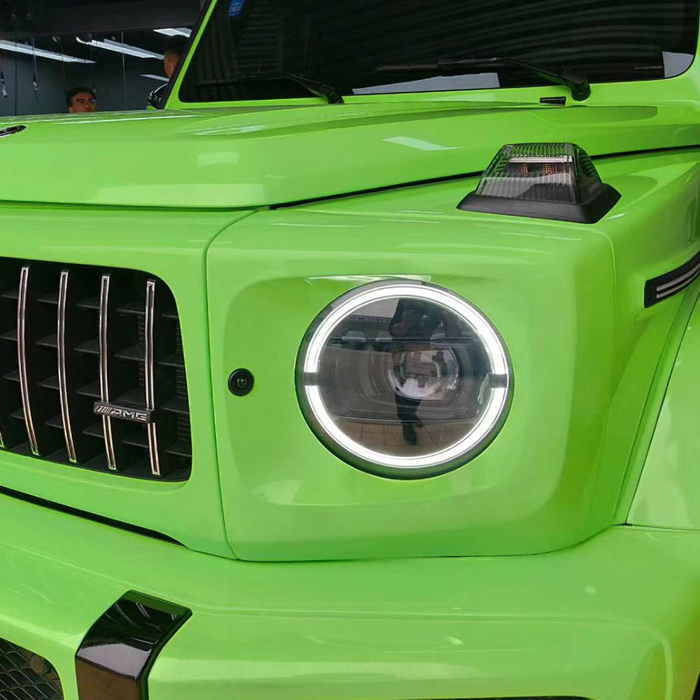 WRAPMASTER PET Liner Super Glossy Apple Green Vehicle Wraps Colors Car Vinyl