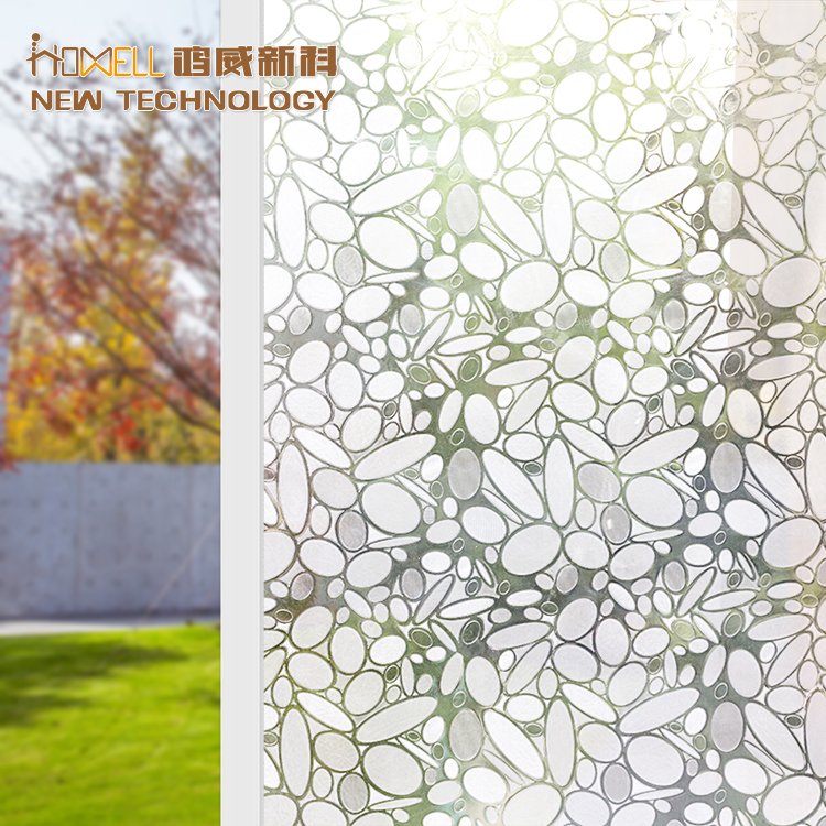 Doors Decorative Self Adhesive Window Film Sliding Glass PVC Modern 3d Laser Effect,can Refract Sunlight to Rainbow Color CN;TIA