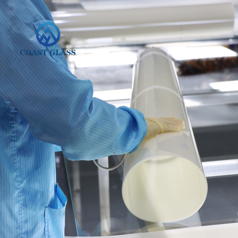 PDLC Opaque White Smart Glass Film Self-Adhesive Decorative Bulletproof Features for Hospital Laminate Usage