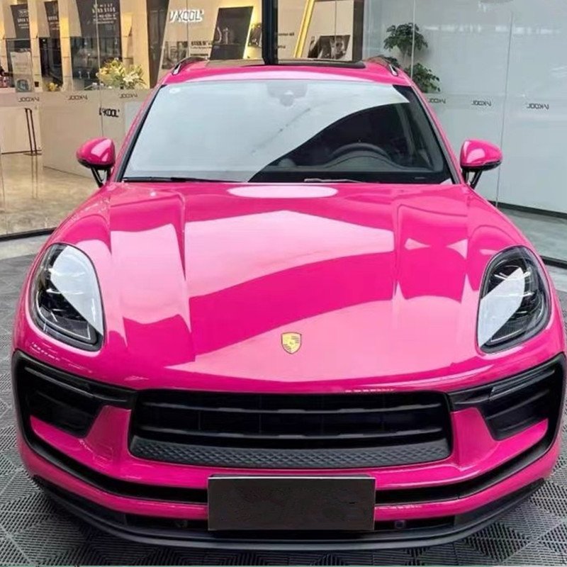 PET glossy crystal rose red Beet root purple Vehicle Wrap PET Vinyl Car Wrapping Films