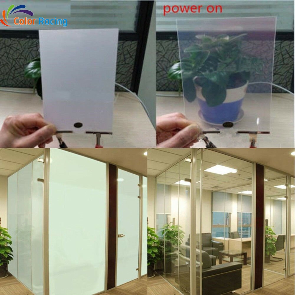 self adhesive electronic control window tinting smart pdlc film rolls building window glass decoration film