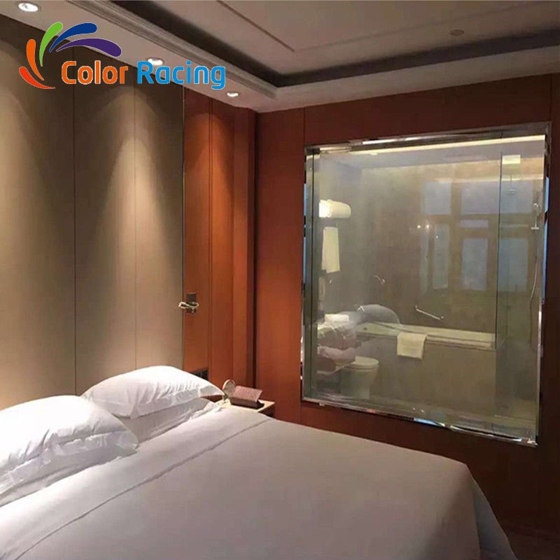 self adhesive electronic control window tinting smart pdlc film rolls building window glass decoration film