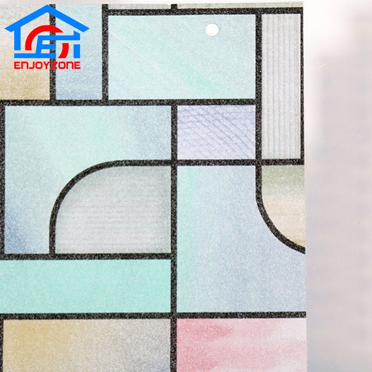 Decorative Self Adhesive Vinyl PVC Window Glass Film For Window