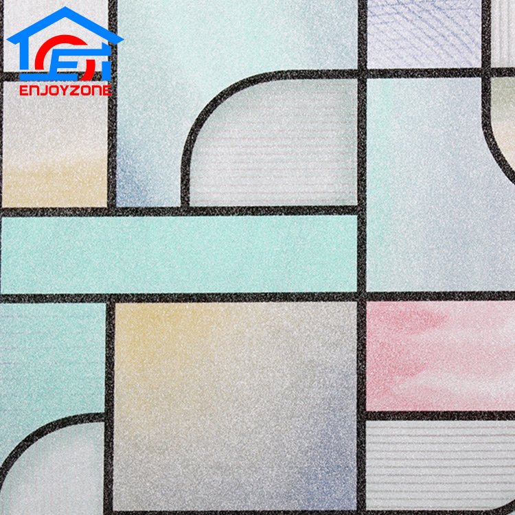 Decorative Self Adhesive Vinyl PVC Window Glass Film For Window